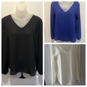 Bundle of Lush Cream Blouses